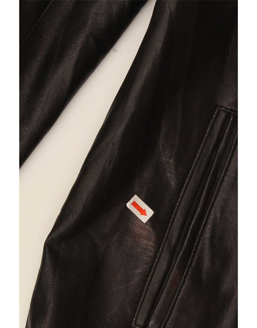 Lavorazione Artigiana Womens Leather Jacket IT 44 Medium Black Classic