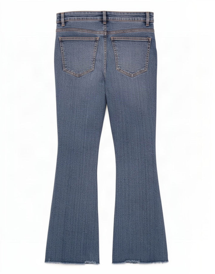 Zara Womens Flared Jeans EU 36 XS W26 L25 Blue