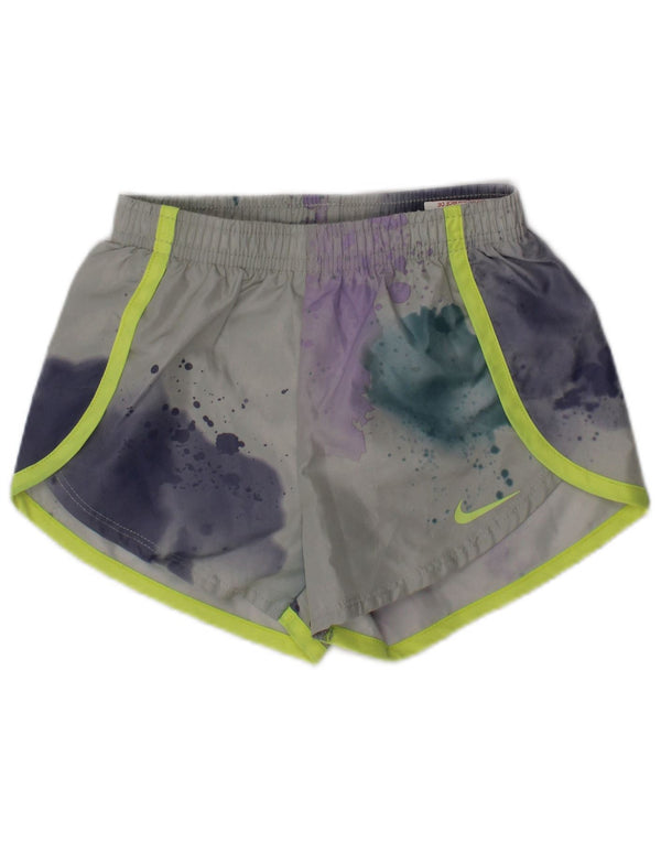 NIKE Girls Dri Fit Sport Shorts 2-3 Years  Multicoloured Tie Dye Polyester