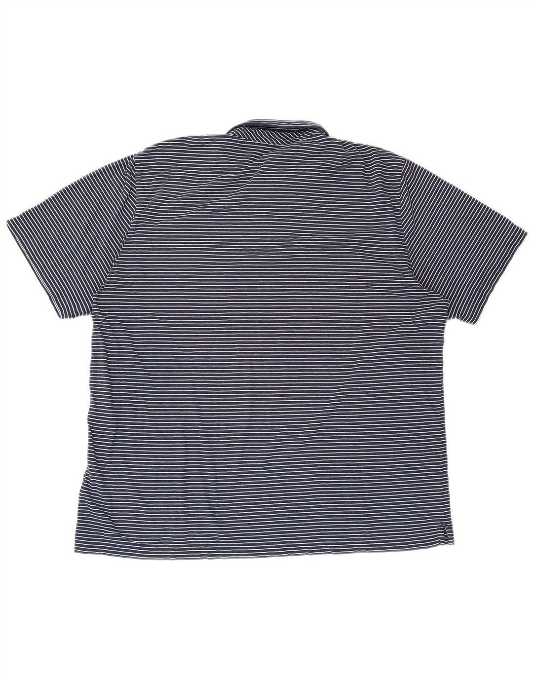 VINEYARD VINES Mens Classic Fit Polo Shirt XL Navy Blue Pinstripe Cotton