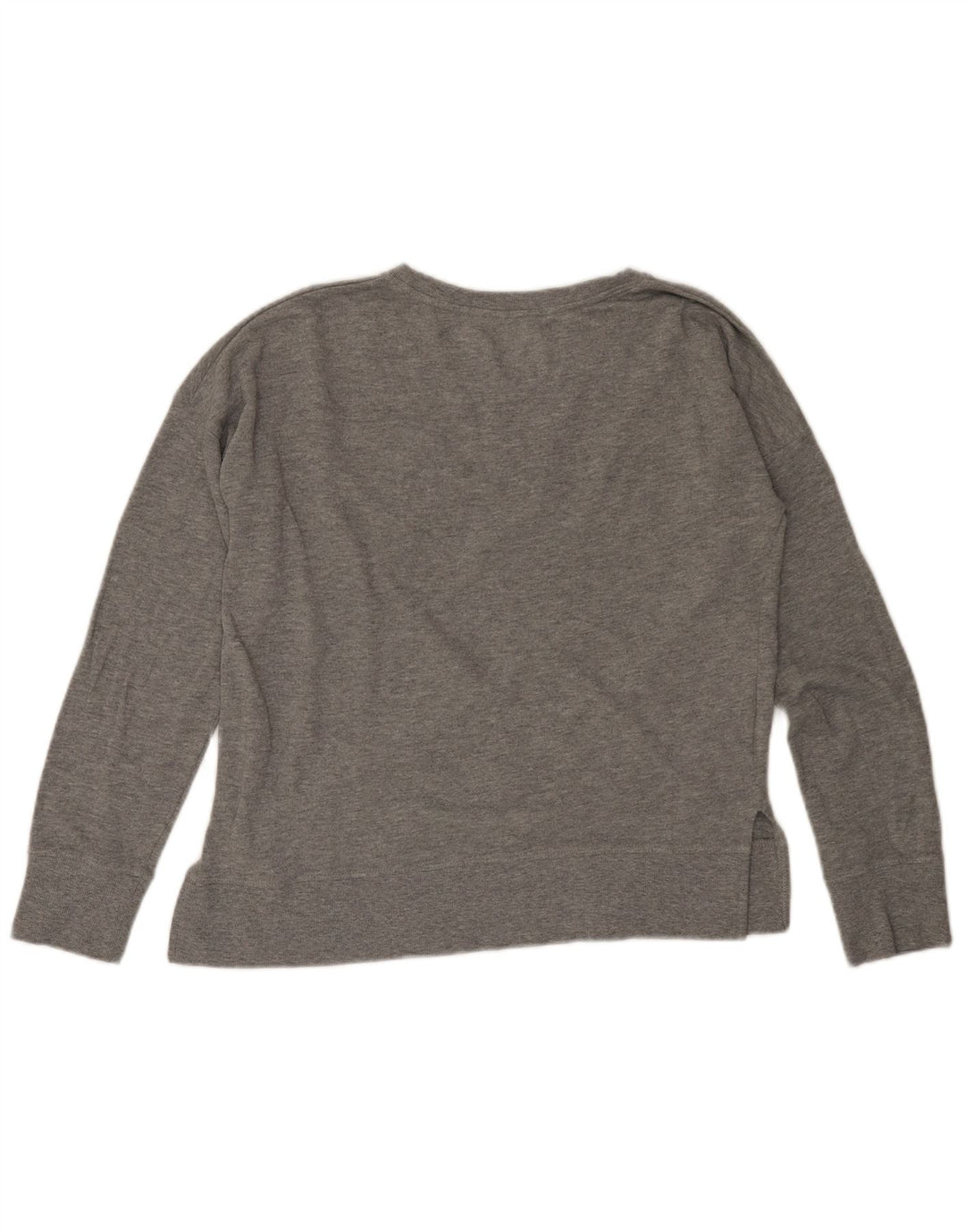Tommy Hilfiger Womens Graphic Sweatshirt Jumper UK 10 Small Grey Flecked