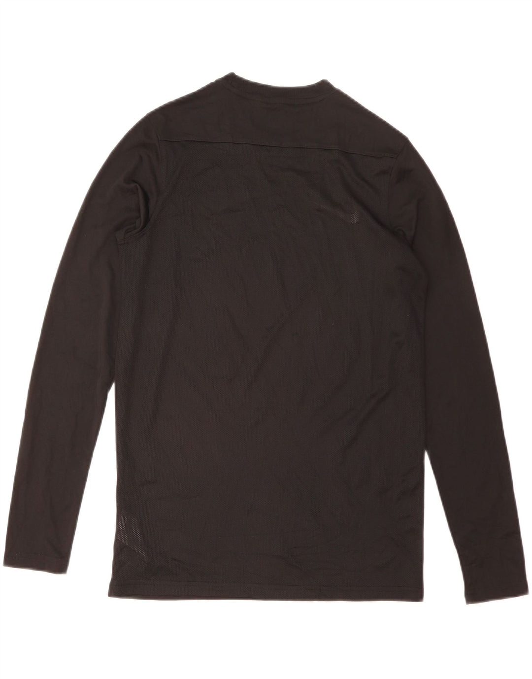 Nike Mens Dri Fit Top Long Sleeve Medium Black Polyester