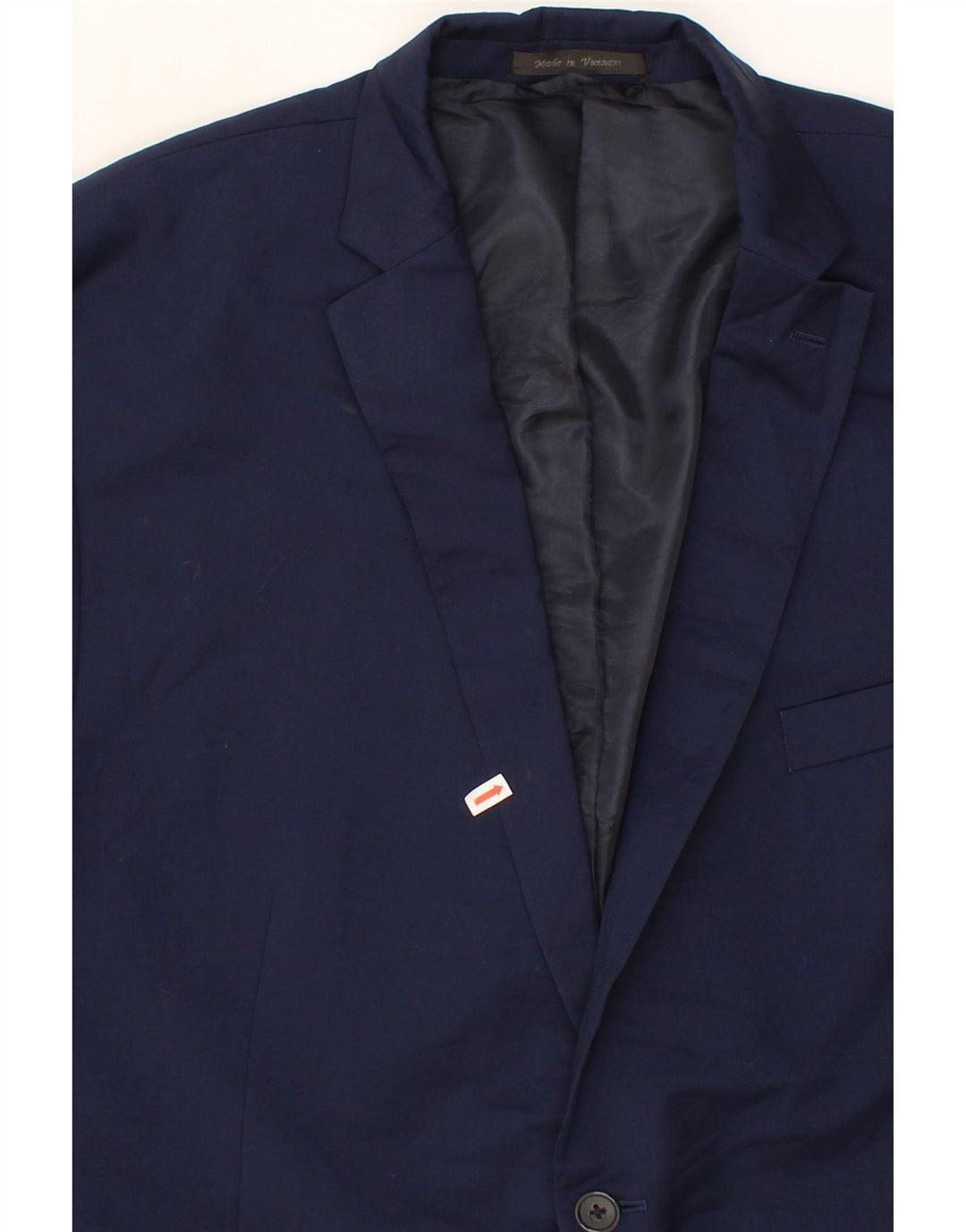 MICHAEL KORS Mens 2 Button Blazer Jacket Size 48 2XL Navy Blue Wool Vintage Michael Kors and Second-Hand Michael Kors from Messina Hembry 