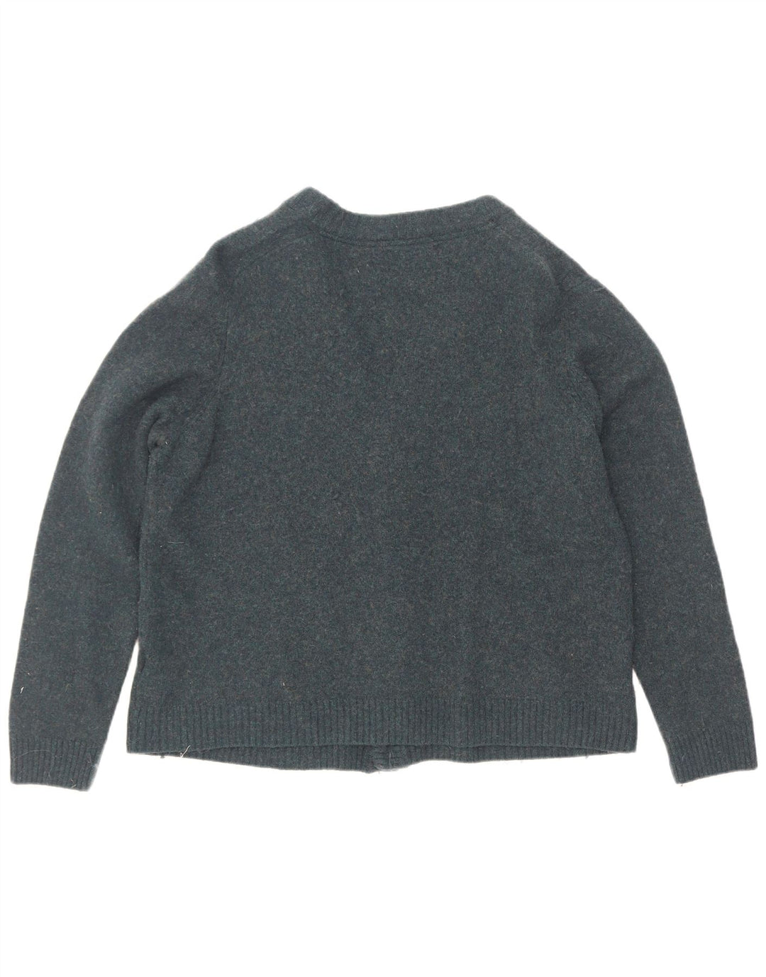 Marks & Spencer Mens Cardigan Sweater 2XL Blue Wool