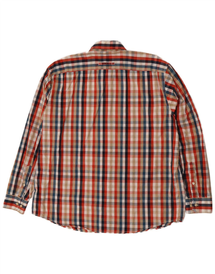 Camel Active Mens Checked  Shirt 2XL Multicoloured Check Cotton