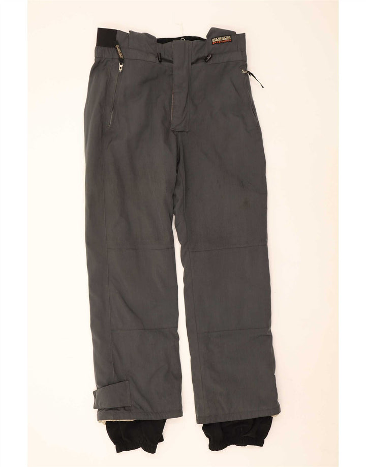 Napapijri Mens Dungarees Ski Trousers 2XL Grey Polyamide