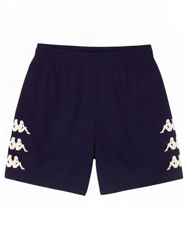 Kappa Mens Graphic Sport Shorts Medium Navy Blue Polyester
