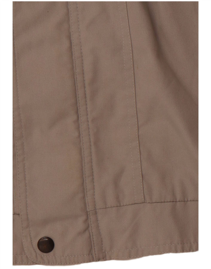 JOHN MONROE Mens Utility Jacket UK 42 XL Grey Polyester