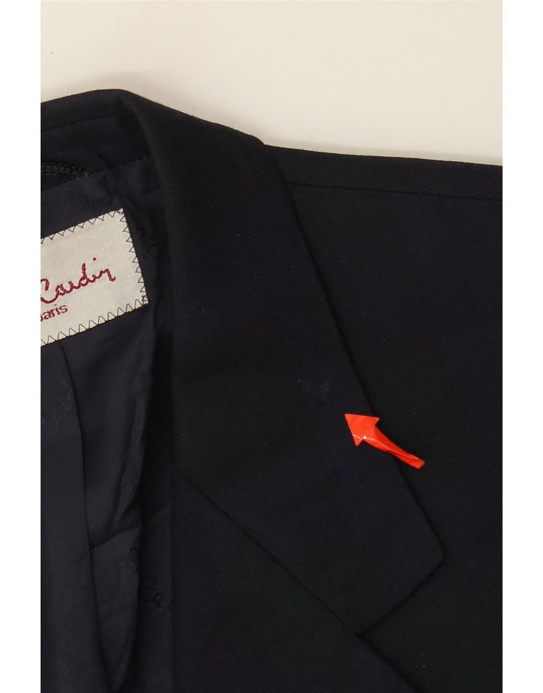 Pierre Cardin Mens 3 Button Blazer Jacket UK 38 Medium Navy Blue Check