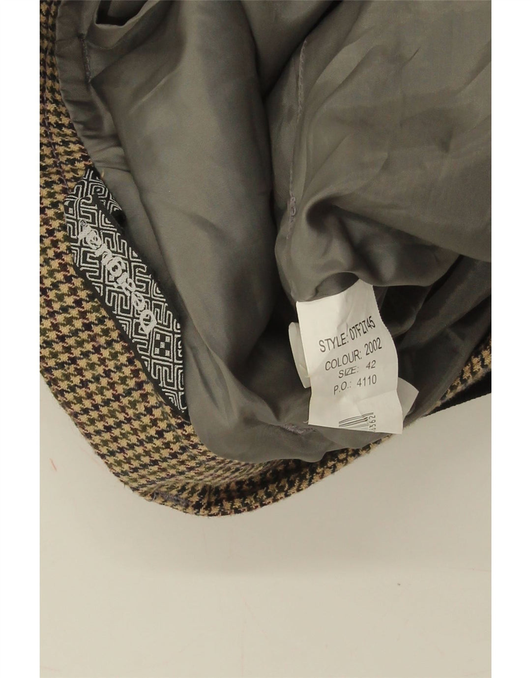 DESIGUAL Womens Bubble Skirt EU 42 Large W30  Grey Patchwork Polyester