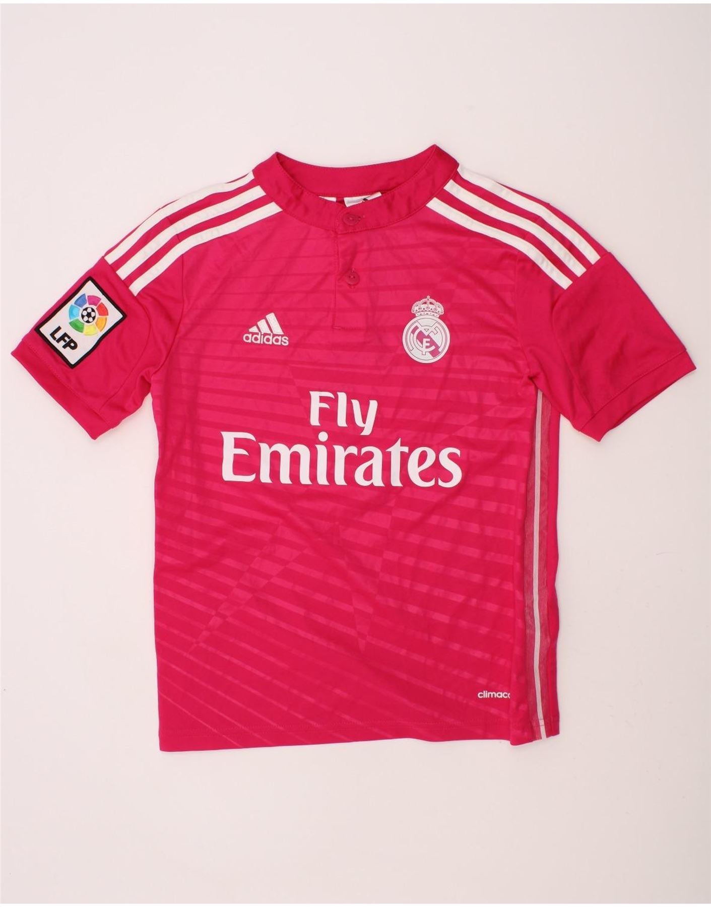 ADIDAS Girls Fly Emirates Graphic T-Shirt Top 9-10 Years Pink
