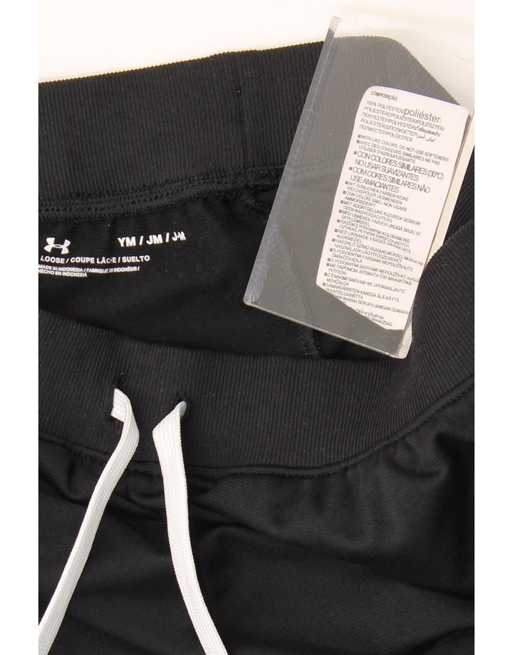 Under Armour Boys Tracksuit Trousers Joggers 9-10 Years Medium Black