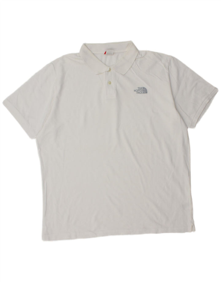 The North Face Mens Polo Shirt XL White Cotton
