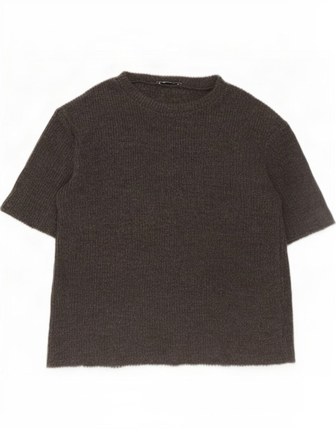 Zara Womens Oversized T-Shirt Top UK 10 Small Grey