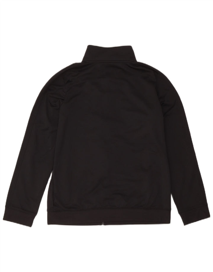 Under Armour Boys Tracksuit Top Jacket 14-15 Years XL Black Polyester