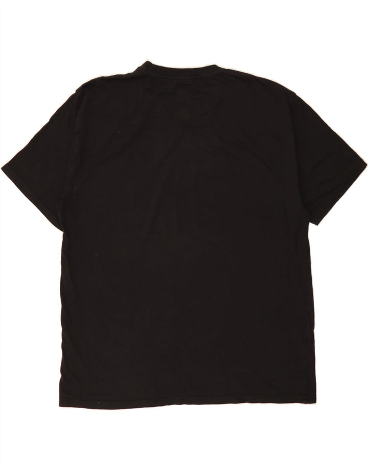 HURLEY Mens Graphic T-Shirt Top XL Black Cotton Vintage Hurley and Second-Hand Hurley from Messina Hembry 