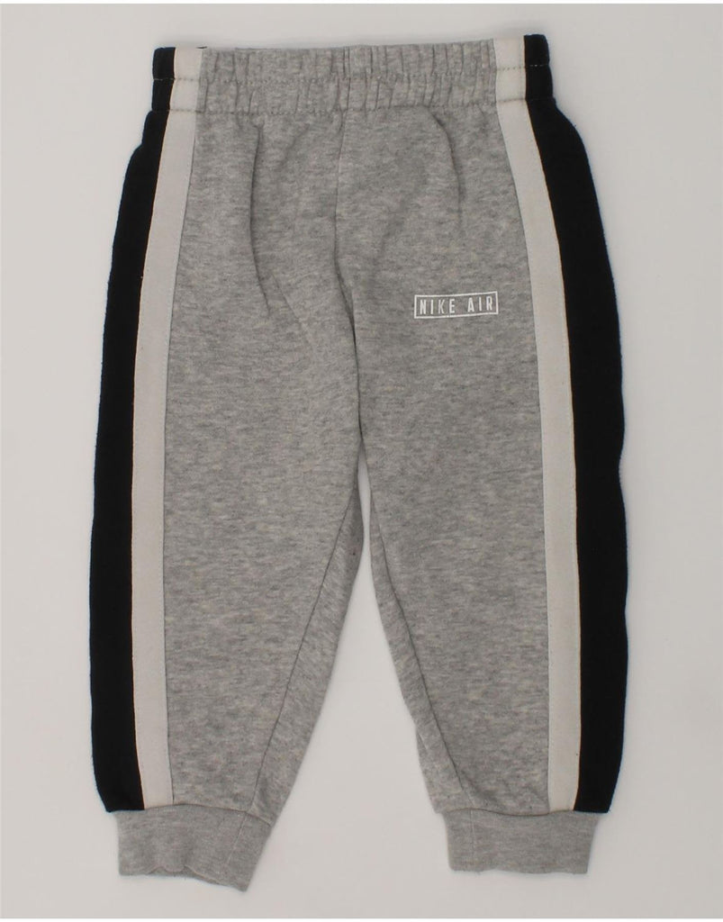 NIKE Baby Boys Joggers Tracksuit Trousers 12-18 Months Grey Colourblock | Vintage Nike | Thrift | Second-Hand Nike | Used Clothing | Messina Hembry 