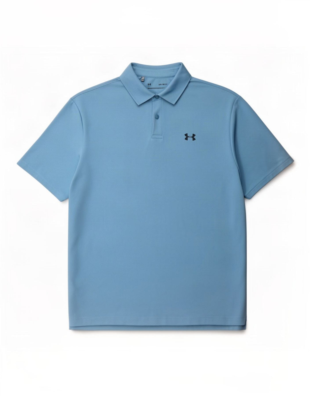 Under Armour Mens Polo Shirt Large Blue Polyester