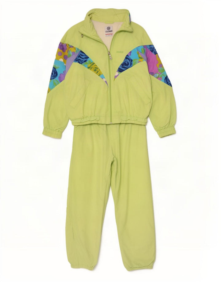 Colmar Womens Oversized Full Tracksuit IT 44 Medium Green Colourblock