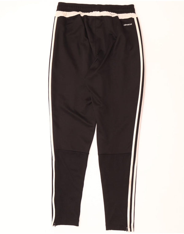 Adidas Mens Climacool Tracksuit Trousers Small Black Colourblock Polyester