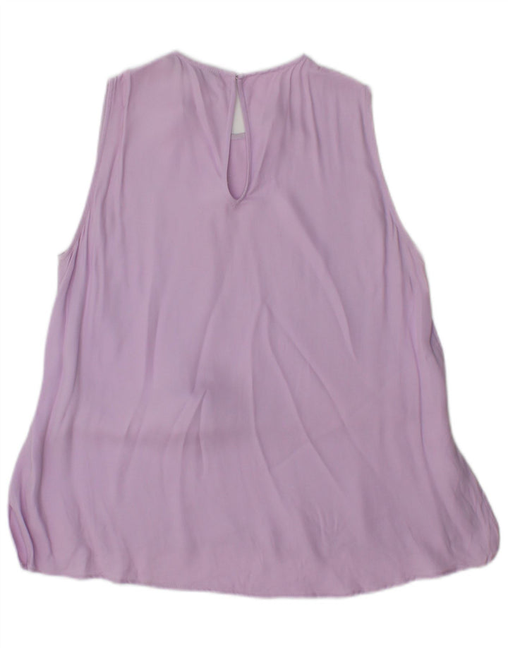 Zara Womens Sleeveless Blouse Top UK 10 Small Purple