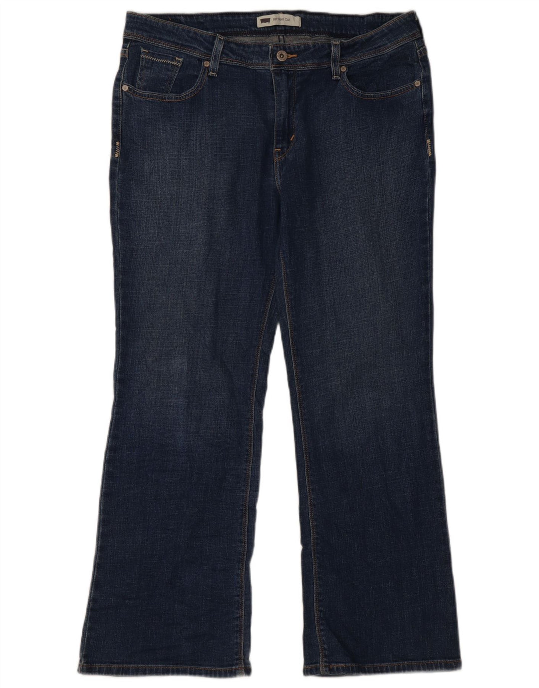 Levi's Womens 515 Bootcut Jeans US 16 2XL W38 L28 Blue Cotton
