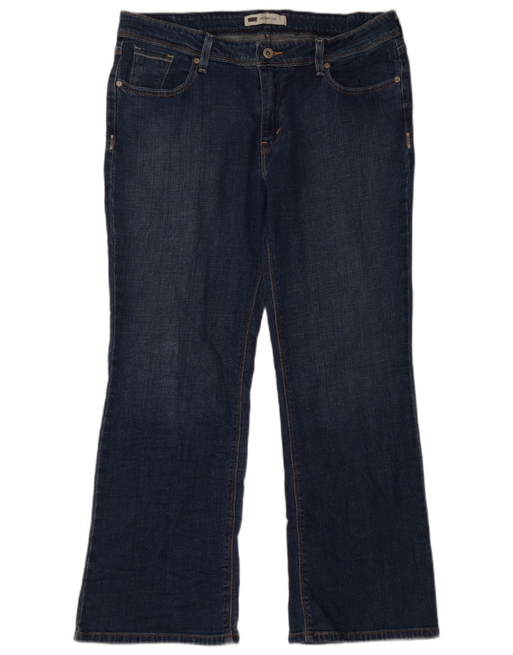 Levi's Womens 515 Bootcut Jeans US 16 2XL W38 L28 Blue Cotton