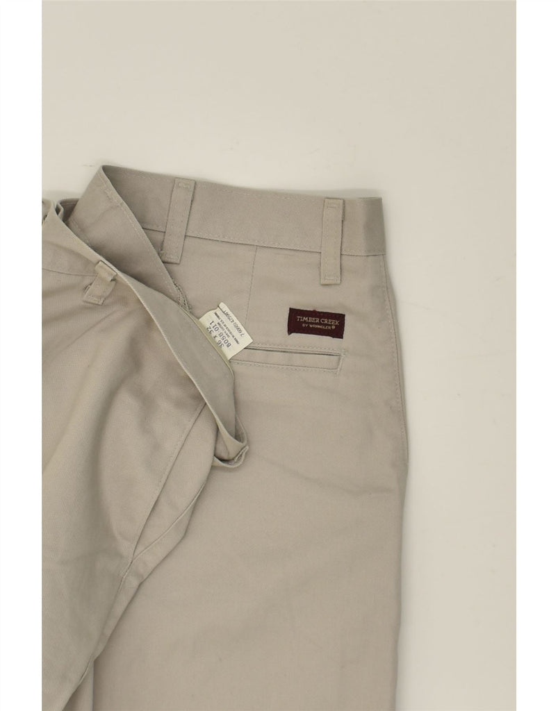 WRANGLER Mens Slim Chino Trousers W36 L32 Grey | Vintage Wrangler | Thrift | Second-Hand Wrangler | Used Clothing | Messina Hembry 