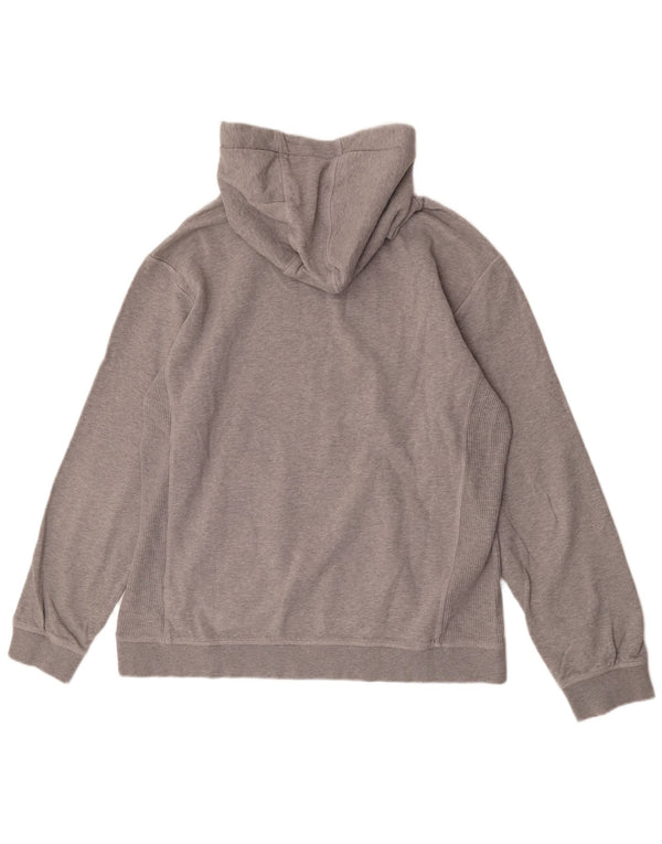 Champion Mens New York Knicks Graphic Hoodie Jumper 2XL Grey Flecked Cotton
