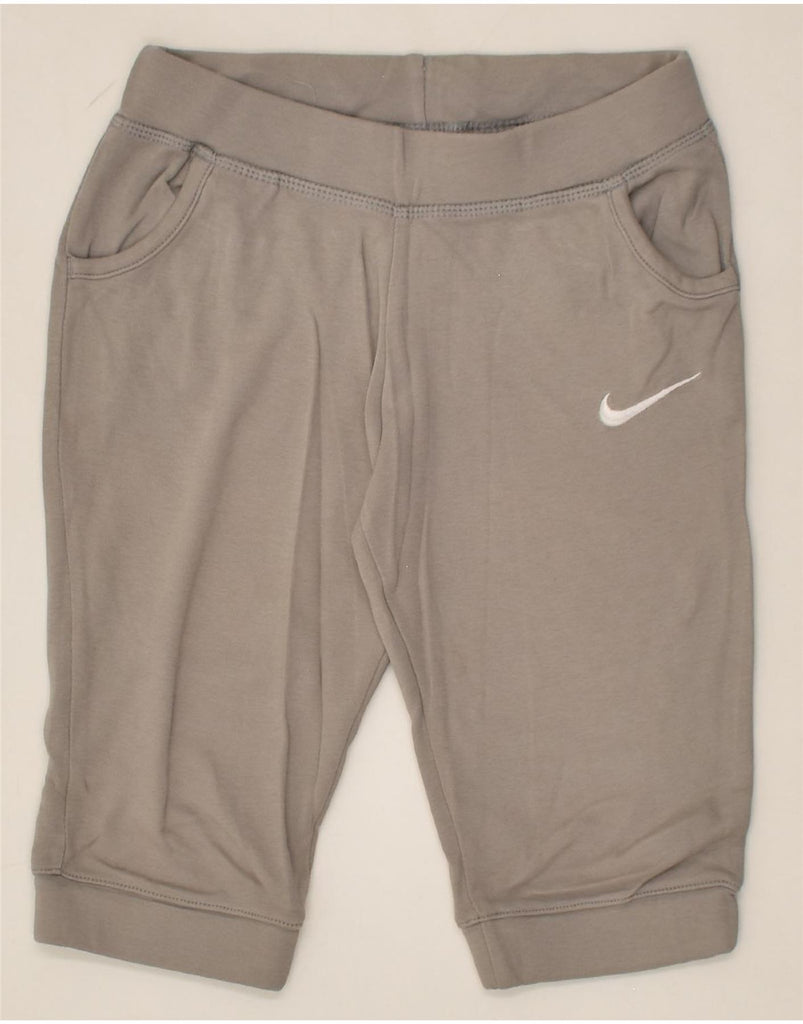 NIKE Girls Bermuda Sport Shorts 5-6 Years Medium Grey Cotton | Vintage Nike | Thrift | Second-Hand Nike | Used Clothing | Messina Hembry 