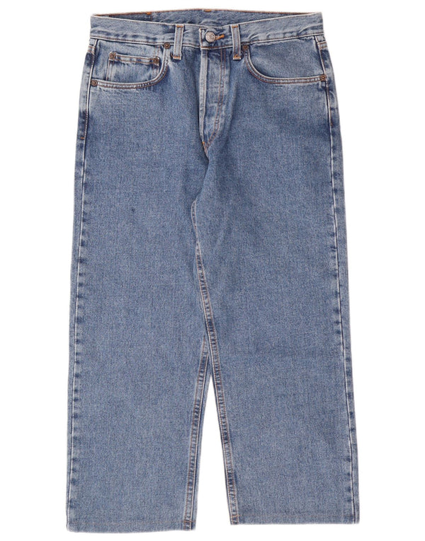 RIFLE Mens Capri Jeans W32 L22 Blue Cotton