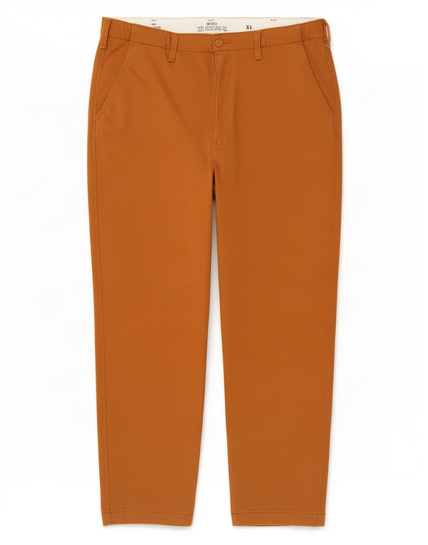 Levi's Mens Straight Chino Trousers XL W38 L30 Brown Cotton