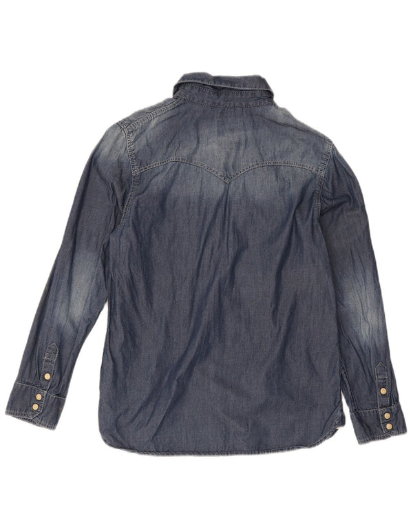 Levi's Boys Denim Shirt 11-12 Years Navy Blue Cotton