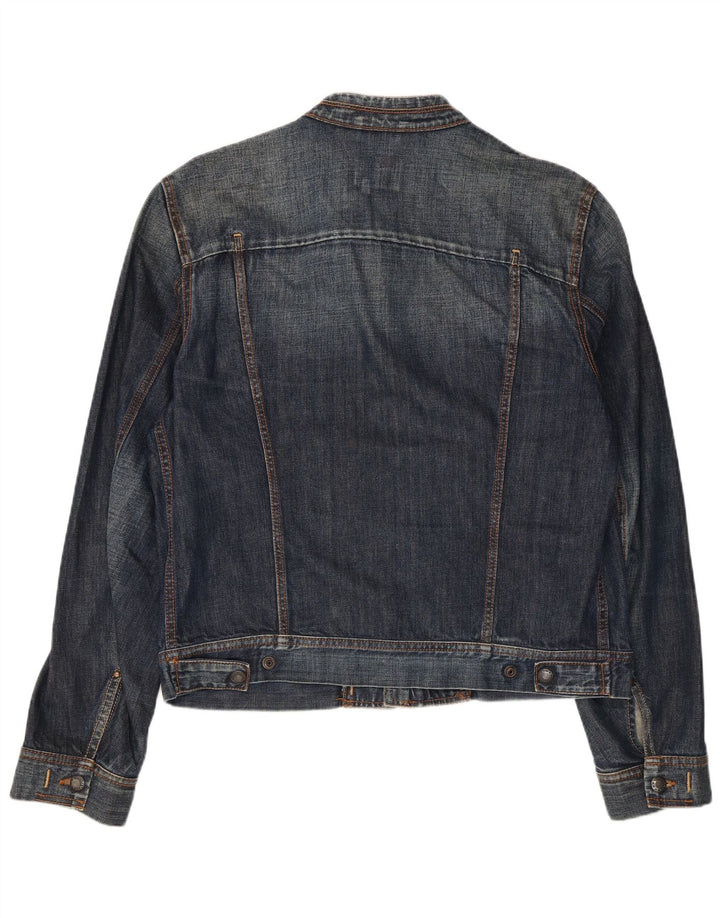 Gas Womens Denim Jacket UK 18 XL Blue Cotton