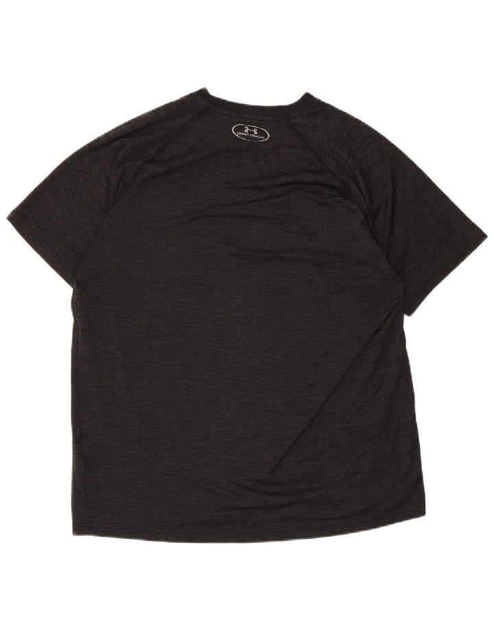 Under Armour Mens Loose Fit T-Shirt Top Medium Black Flecked