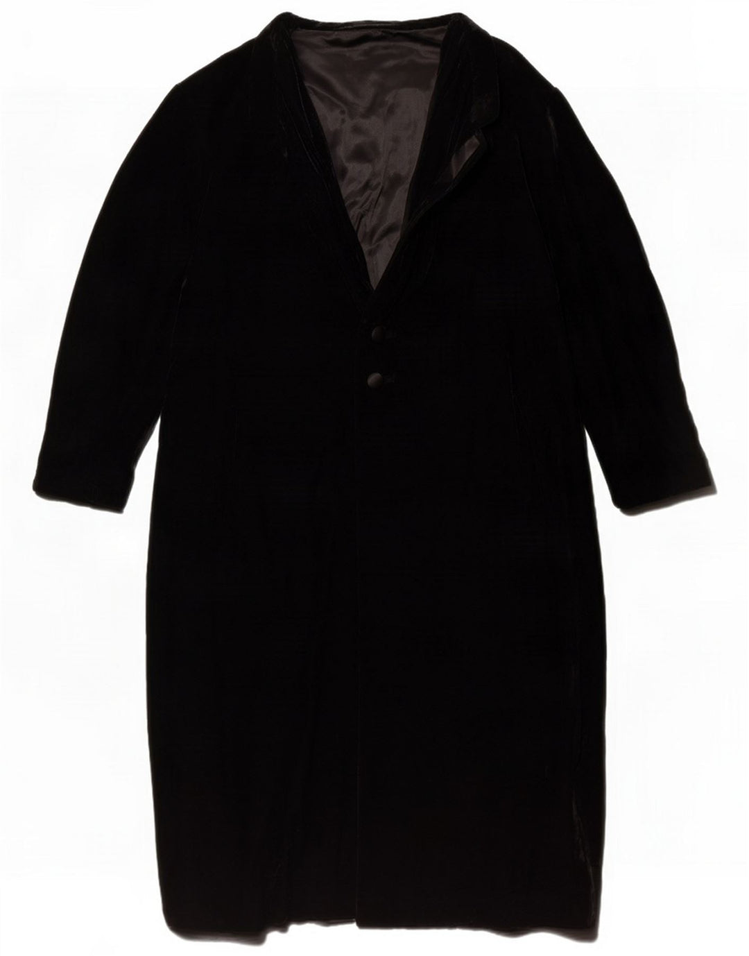 Vintage Womens Overcoat UK 14 Medium Black