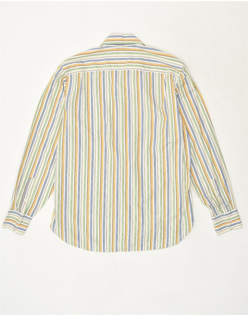 TOMMY HILFIGER Mens Shirt Medium Multicoloured Striped Cotton Vintage Tommy Hilfiger and Second-Hand Tommy Hilfiger from Messina Hembry 