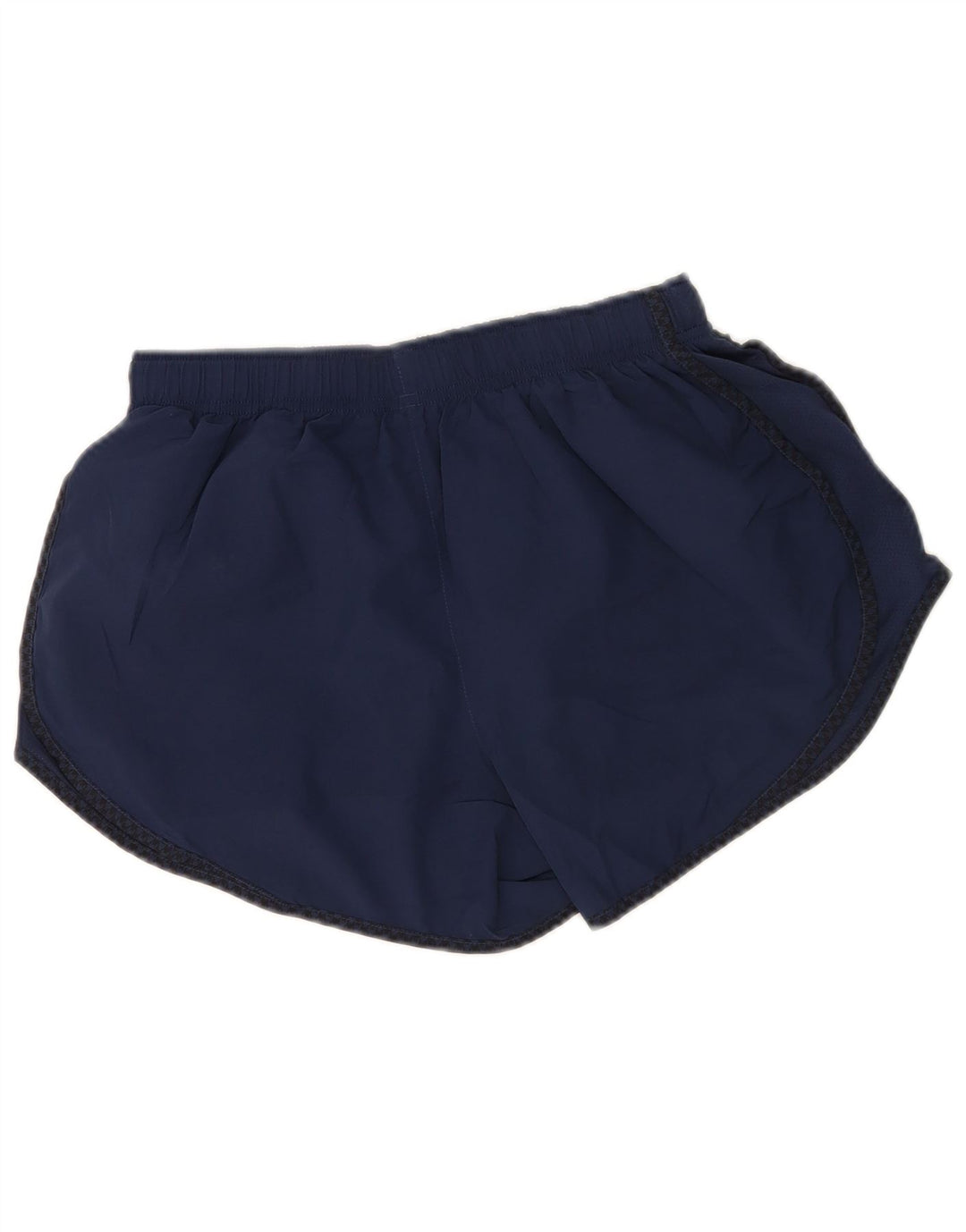 Nike Womens Dri Fit Sport Shorts UK 12 Medium Navy Blue Polyester