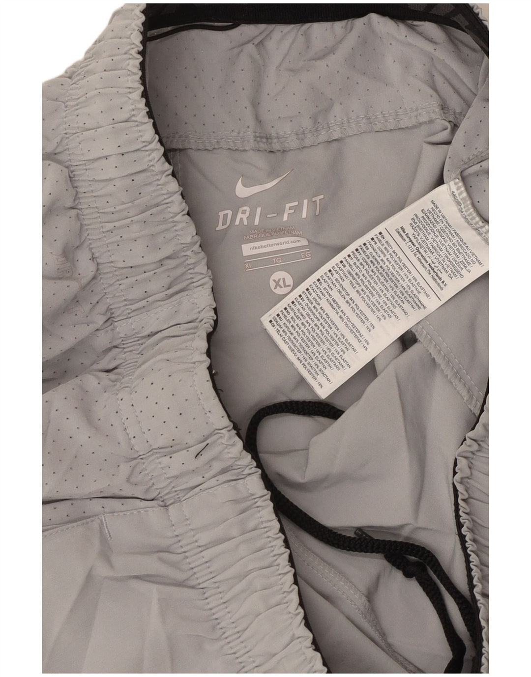 NIKE Mens Dri Fit Graphic Sport Shorts XL  Grey Polyester