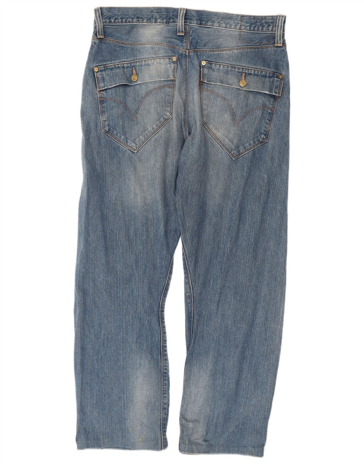 Levi's Mens Straight Jeans W34 L28 Blue