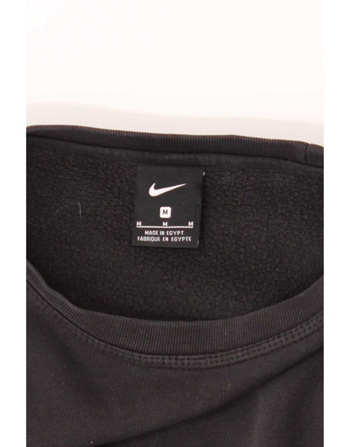 Nike Mens Sweatshirt Jumper Medium Black Cotton