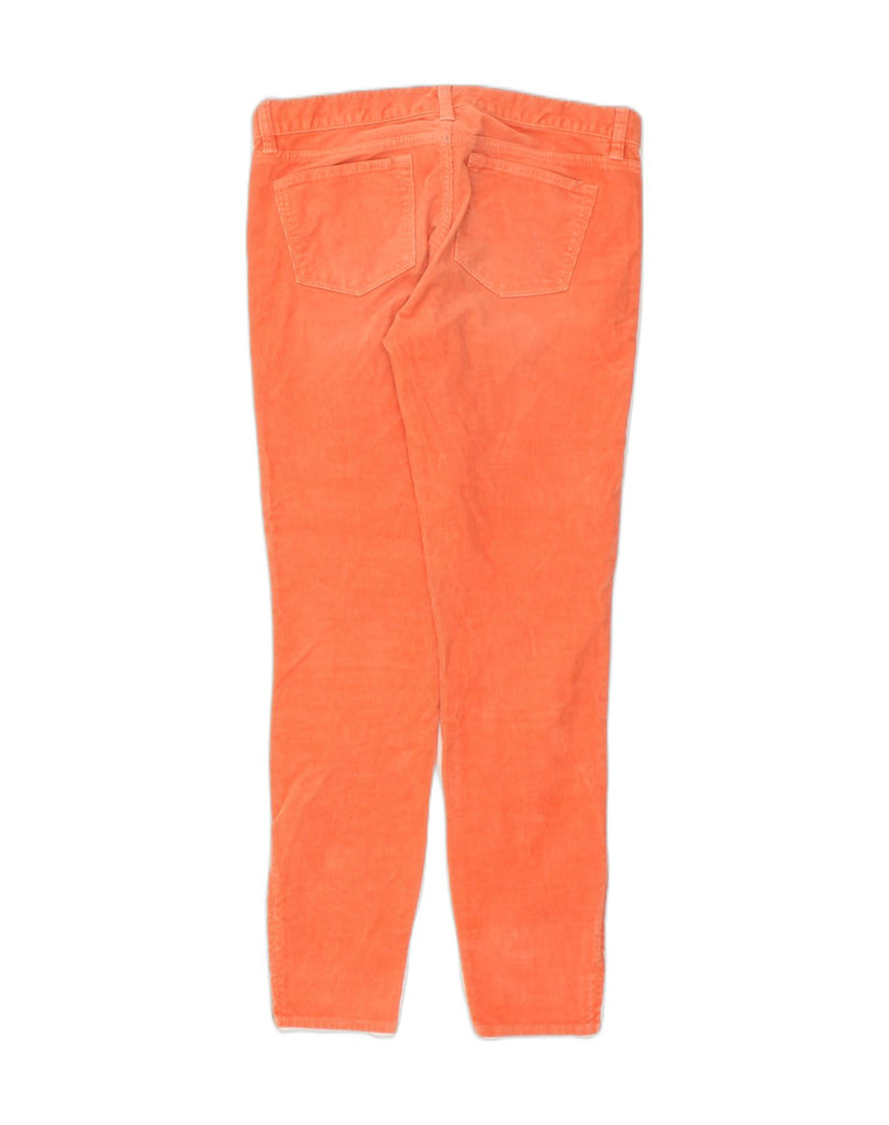 J. CREW Womens Slim Corduroy Trousers W26 L28 Orange Cotton | Vintage J. Crew | Thrift | Second-Hand J. Crew | Used Clothing | Messina Hembry 