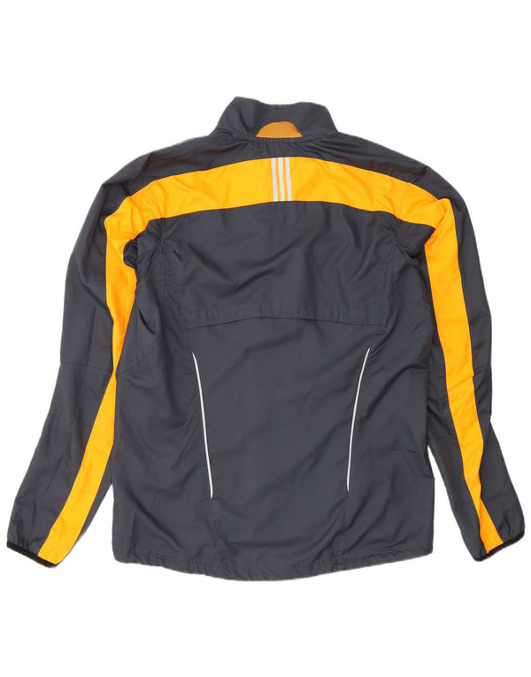 Adidas Mens Clima Proof Tracksuit Top Jacket Medium Grey Colourblock