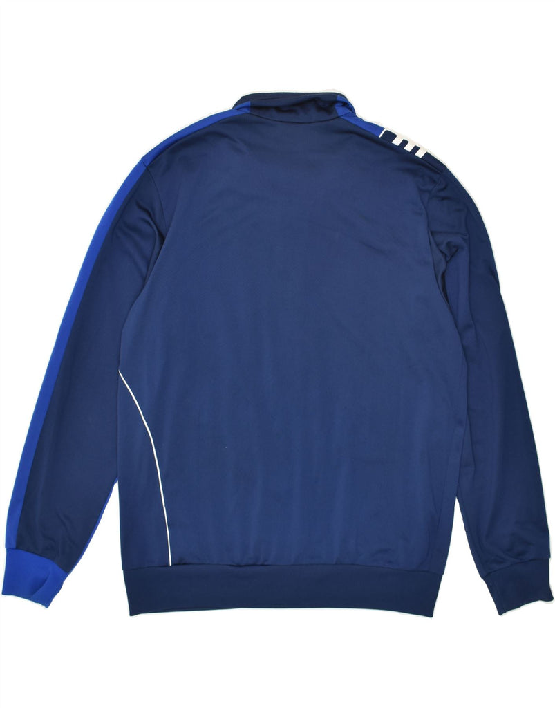 ADIDAS Mens Tracksuit Top Jacket UK 44/46 Large Blue Colourblock Polyester | Vintage Adidas | Thrift | Second-Hand Adidas | Used Clothing | Messina Hembry 