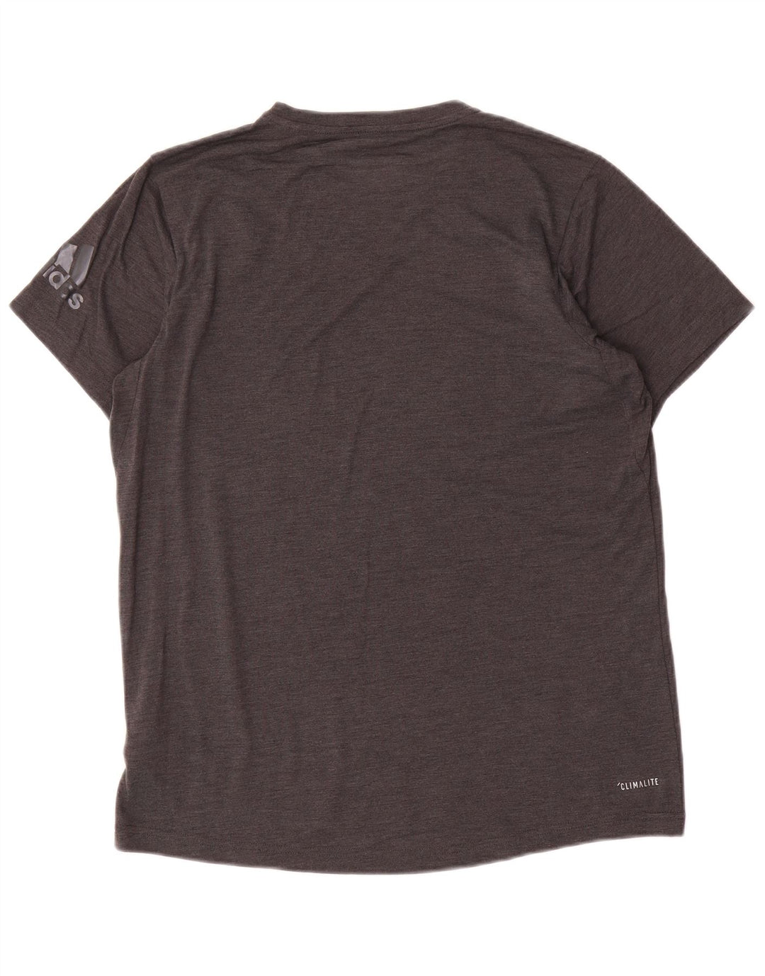Adidas Mens Climalite Graphic T-Shirt Top Medium Grey Polyester