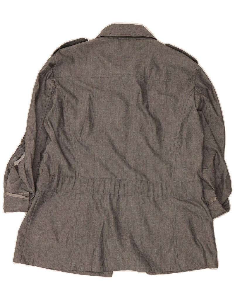 MARELLA Womens Shirt Blouse UK 14 Medium Grey Vintage Marella and Second-Hand Marella from Messina Hembry 