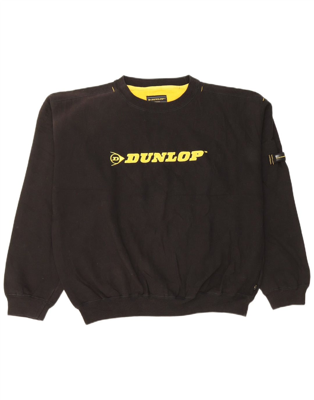 Dunlop Mens Graphic Sweatshirt Jumper XL Black Cotton