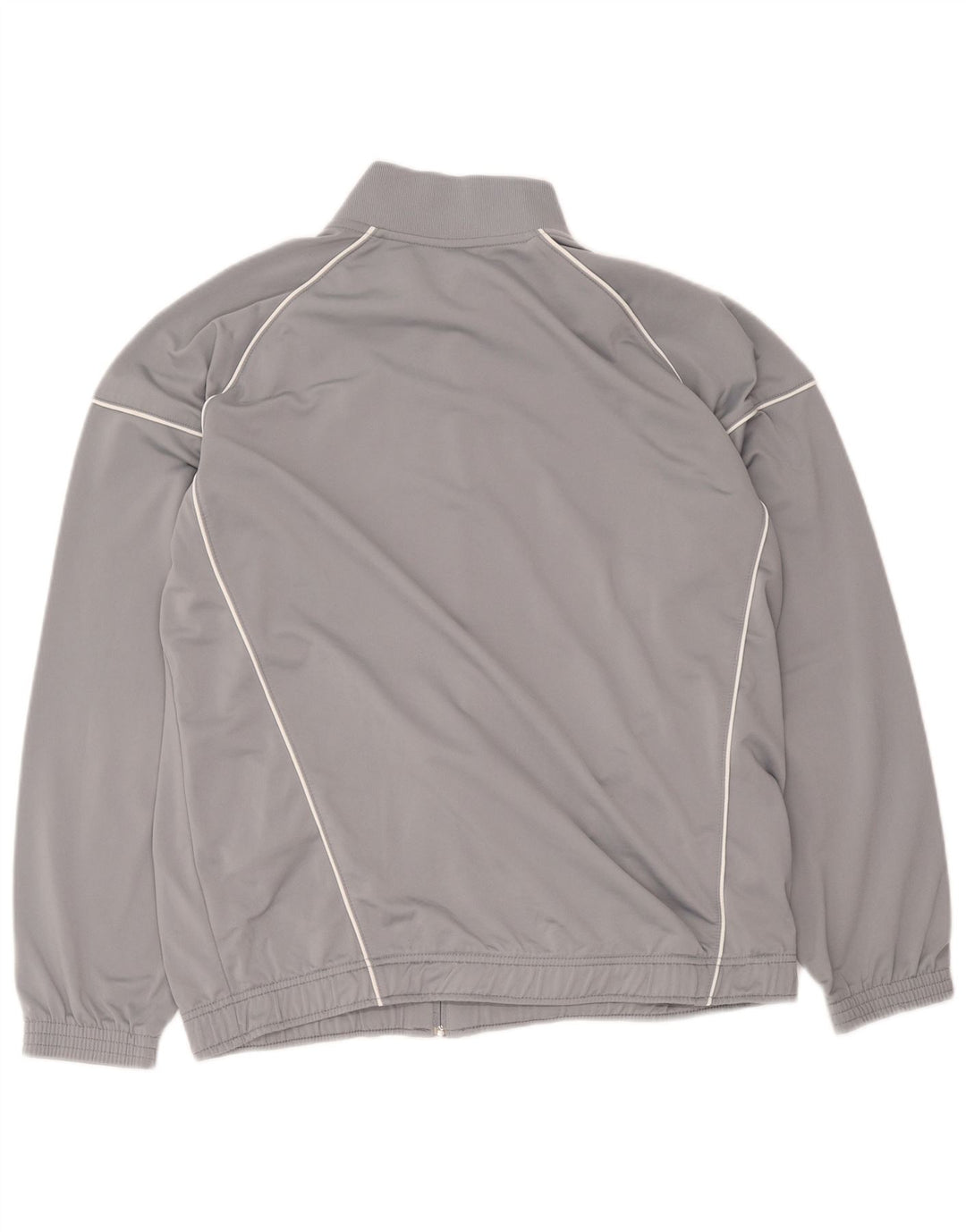 Nike Mens Tracksuit Top Jacket UK 41/43 Large Grey Polyester