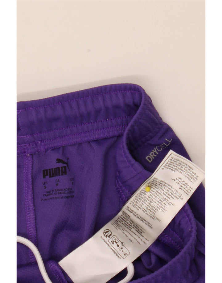 Puma Mens Sport Shorts Small Purple Polyester