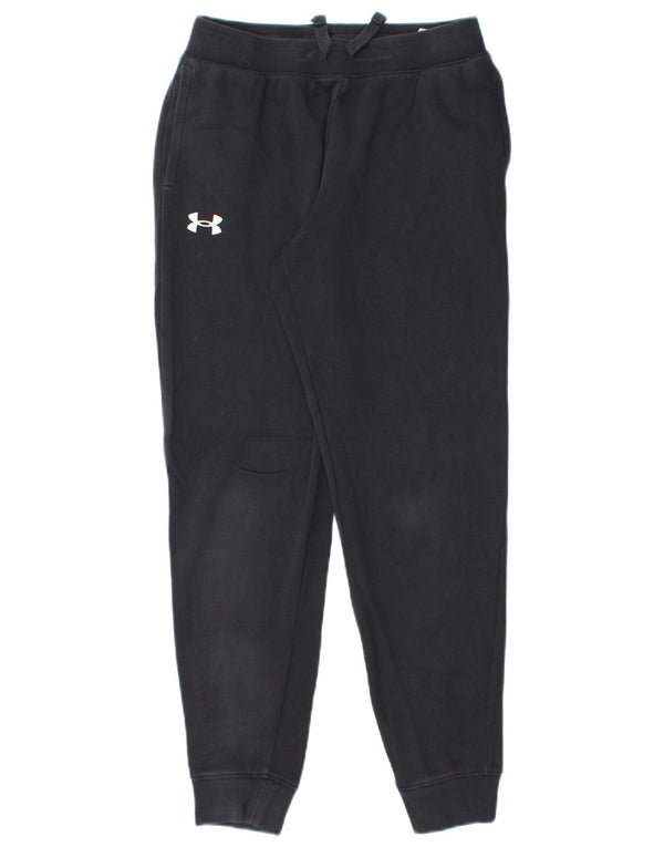 Under Armour Boys Tracksuit Trousers Joggers 11-12 Years Large Black